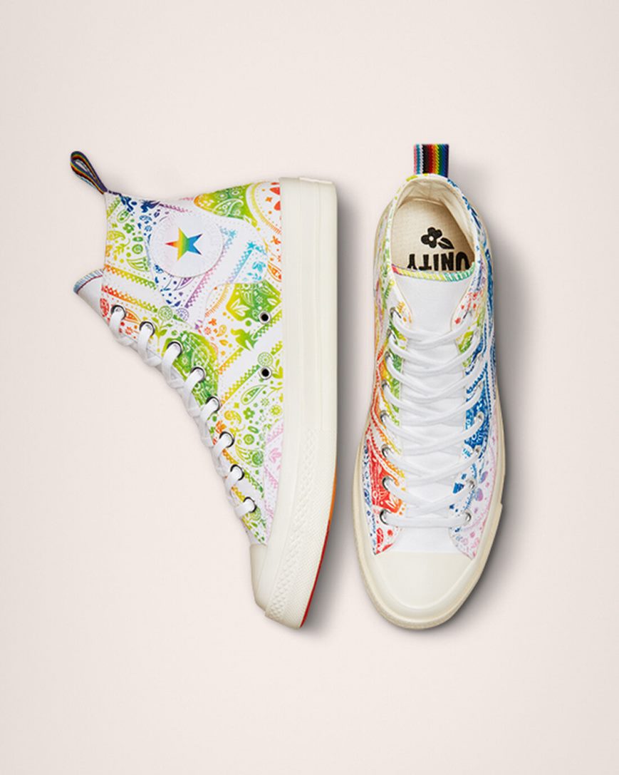 Tenisky Vysoke Converse Chuck 70 Pride Damske Biele Červené | SK DIKFE0